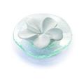 DUFTSTEIN Frangipani Glasteller transparent