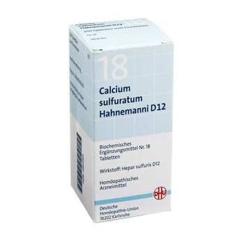 BIOCHEMIE DHU 18 Calcium sulfuratum D 12 Tabletten