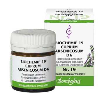 BIOCHEMIE 19 Cuprum arsenicosum D 6 Tabletten