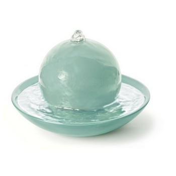 DUFTBRUNNEN Rondo eisgrün glänzend