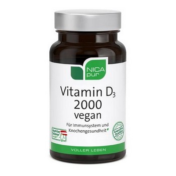 NICAPUR Vitamin D3 2000 vegan Kapseln