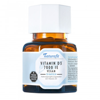 NATURAFIT Vitamin D3 7.000 I.E. vegan Kapseln