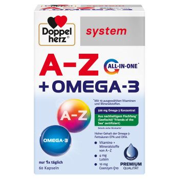 DOPPELHERZ A-Z+Omega-3 all-in-one system Kapseln