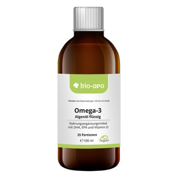 BIO-APO Omega-3 Algenöl flüssig