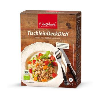 TISCHLEINDeckDich Quinoa-Hirse-Mahlzeit mit Gemüse