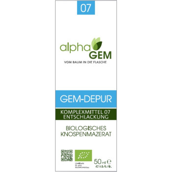 AlphaGem GC 07 GEM-DEPUR biologisches Knospenmazerat