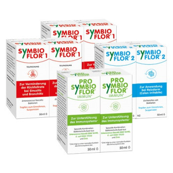 Symbioflor Darmsanierungs-Set doppelt, 2X50 + 2X100 + 2X50 ml
