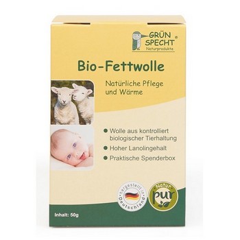 GRÜNSPECHT Bio-Fettwolle