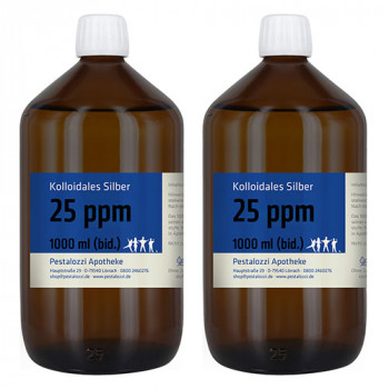 Kolloidales Silber bidest. (Silberwasser) 25 ppm