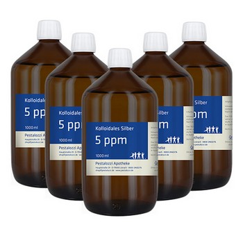 Kolloidales Silber (Silberwasser) 5 ppm